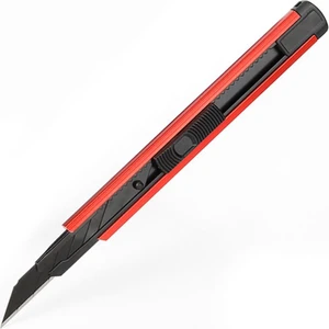 WP212020 9 mm Alüminyum Kasa Cep Askılı Maket Bıçağı (Kırmızı)