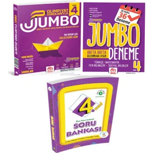 Model Eğitim Yayıncılık 4.sınıf Olimpiyat Sorularıyla Jumbo Soru Bankası+Tüm Dersler Deneme ve Özet Konu Anlatımlı Bankası