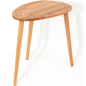 Faw Decor Sweet Naturel Renk Masif Doğal Ahşap Yan Sehpa Tekli, 2'li Set, 3'lü Set, Masif Zigon Sehpa Set, Modern Masif Yan Sehpa Seti