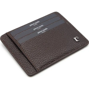 Pierre Cardin Kahve Floater Unisex Deri Kartlık 0422A42