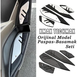 Xmax Techmax 250-300 2024-2025 Paspas Basamak Seti 4 Lü Gümüş Gri