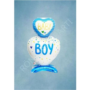 Rönesans Parti Ayaklı Mavi Baby Boy Folyo Balon