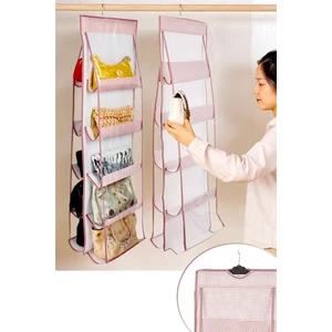 Ali The Stereo 10 Gözlü Çanta Askılığı Dolap Içi Düzenleyici Organizer Askılı Çantalık ( Lisinya ) Alithestereo