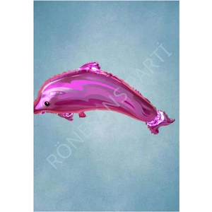 Rönesans Parti Yunus Balığı Folyo Balon Pembe