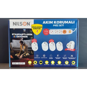 Akım Korumalı Priz Seti 6 Parça
