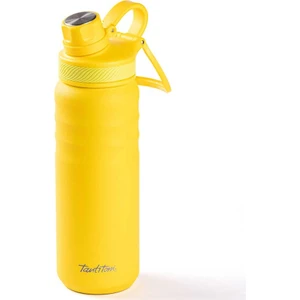 Sarı 2 Kapaklı Çift Katmanlı Termos 700 ml