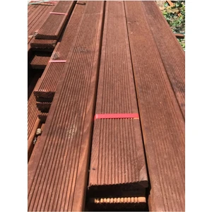 Ahşap Deck Kahverengi Zemin Döşeme 250 cm 5 Adet