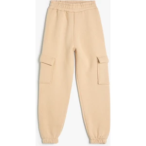 Basic Kargo Jogger Eşofman Altı Cepli Beli Lastikli