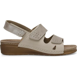 166359.Z4FX Bej Kadın Comfort Sandalet