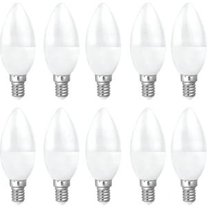 7W E14 Duy LED Mum Ampul Gün Işığı Renk 3200 Kelvin 630 Lümen 10 Adet