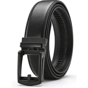 Otomatik Tokalı Takım Elbıse Deliksiz Klasik Kemeri