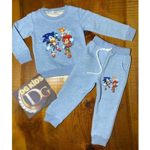 DG Fashion Mavi Sonic Sweatshirteşofman Takımı