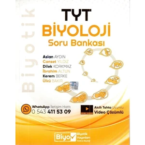 Biyotik Yayınları Tyt Biyoloji Biyotik Soru Bankası