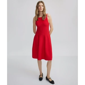 Volanlı Triko Elbise