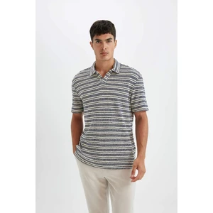 Regular Fit Triko Kısa Kollu Polo Tişört D4818AX24SM