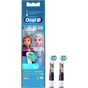 Frozen Temalı Çocuk Diş Fırçası Yedek Başlığı - Ekstra Yumuşak, Diş Eti Dostu, 2 Adet, Mavi