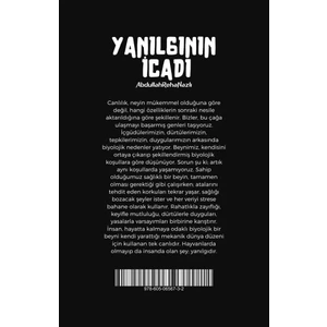 Yanılgının İcadı - Abdullah Reha Nazlı