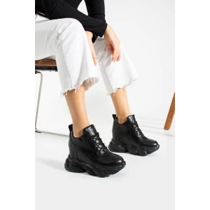 Içten Yüksek Topuklu Kadın Spor Ayakkabıı Yükseklik [10] cm