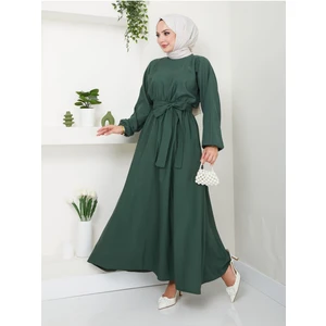 Beli Lastikli Terikoton Elbise 2683