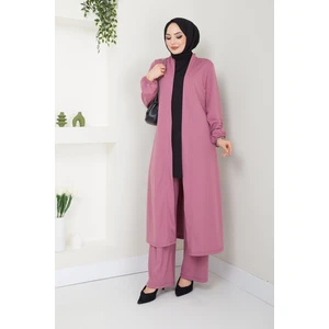 Ayşe Melek Tasarım 3 Parça Tesettür Takım 2649