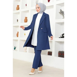Ayşe Melek Tasarım Blazer Ceketli Takım 2605