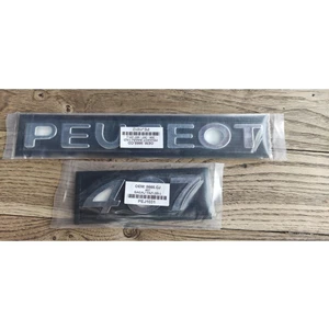 Çakır Grup Peugeot 407 Bagaj Yazısı 2li Takım 2005 Sonrası Uyumlu Peugeot 407 Arka Bagaj Yazısı 3m 3D Krom