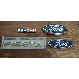 Çakır Grup Fiesta Ön Arma (Tırnaklı) - Bagaj Arması (Çift Taraflı Bantlı) 2003-2007 Tdci ve Fiesta Yazı Logo