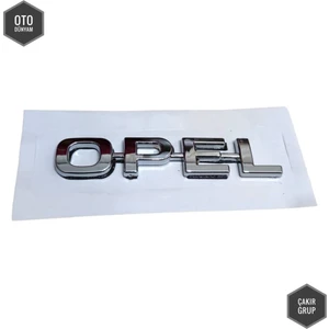 Çakır Grup Opel Arka Bagaj Kapağı Opel Yazısı Krom Opel Vectra B, Astra G, Zafira A, Tigra A, Corsa B
