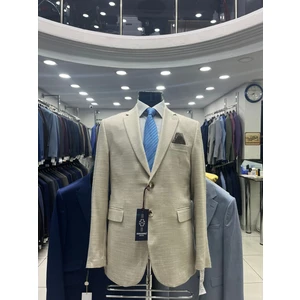 Büyük Beden Battal Keten Ceket