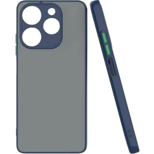 Tecno Spark 10 Pro Kılıf Hux Arkası Buğulu Sert Mika + Ekran Koruyucu