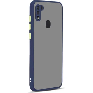 Samsung Galaxy M11 Kılıf Hux Arkası Buğulu Sert Mika