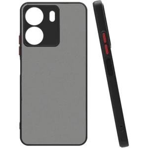 Xiaomi Poco C65 Kılıf Hux Arkası Buğulu Sert Mika + Ekran Koruyucu