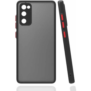Samsung Galaxy S20 Fe Kılıf Hux Arkası Buğulu Sert Mika
