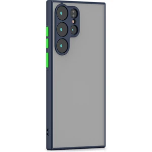 Samsung Galaxy S23 Ultra Kılıf Hux Arkası Buğulu Sert Mika