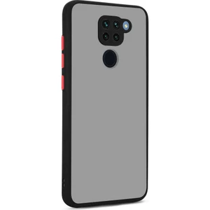 Xiaomi Redmi Note 9 Kılıf Hux Arkası Buğulu Sert Mika + Ekran Koruyucu