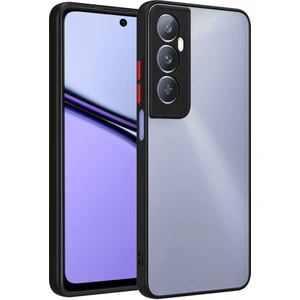 Realme C65 Kılıf Hux Arkası Buğulu Sert Mika + Ekran Koruyucu