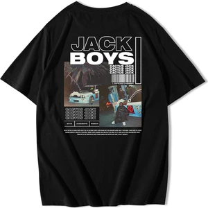 BRZ Collection Unisex Oversize Travis Scott Jack Boys Cactus Jack T-Shirt