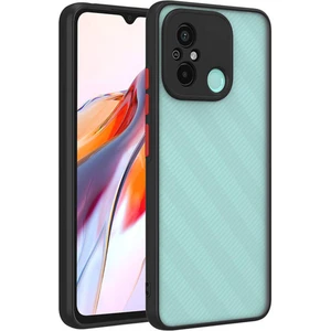 Xiaomi Redmi 12C Kılıf Hux Arkası Buğulu Sert Mika + Ekran Koruyucu