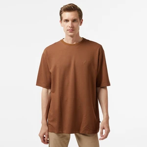 Nautıca Erkek Bej Oversize T-Shirt V45007T.2CC