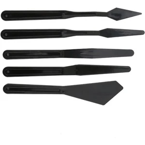 Plastik Spatül Set 5'li Siyah