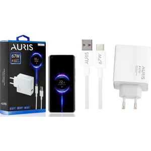 Type-C 67W Süper Hızlı Saliseli Şarj Aleti Seti