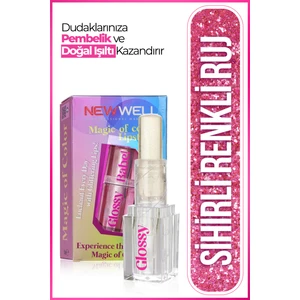 New Well Magic Of Color Transparent Lipstick  Şeffaf Dudak Parlatıcı Ruj 5 gr