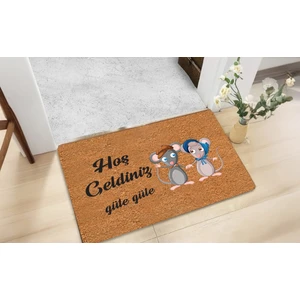 M&H Quality Dijital Baskılı Kapı Önü Paspas Hoşgeldiniz Yazılı Desenli Çok Amaçlı Iç ve Dış Kapı Önü Paspas I Mutfak ve Lavabo Uygundur Yıkanabilir Nem Alıcı