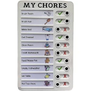 Venus Seer Işlerim Kontrol Listesi Notu Plastik Pano, Kontrol Öğeleri ve Form Için Çıkarılabilir ve Yeniden Kullanılabilir Yaratıcı Not Kontrol Listesi (Yurt Dışından)