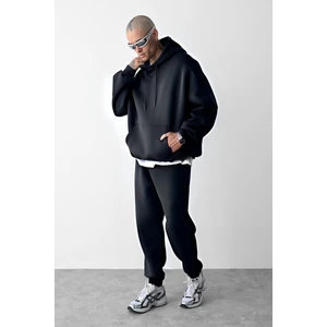 CMZ Collection Erkek 3 Iplik Oversize Rahat Kalıp Paçası Lastikli Eşofman Takımı