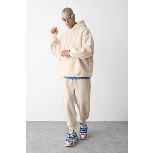 CMZ Collection Erkek 3 Iplik Oversize Rahat Kalıp Paçası Lastikli Eşofman Takımı