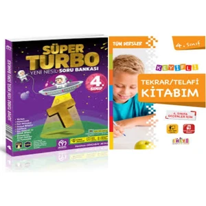 Model Eğitim Yayıncılık 4. Sınıf Süper Turbo Yeni Nesil Soru Bankası ve Telafi Tekrar Kitabım