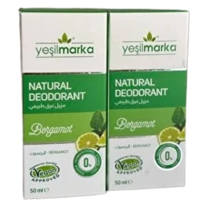 Doğal Deodorant Roll On Bergamot 2li Set