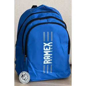 Nemo Bags Mavi Sırt Çantası Büyük Boy Okul Çantası Seyahat Çantası Su Itici Spor Çantası 45X30X15CM 24LT