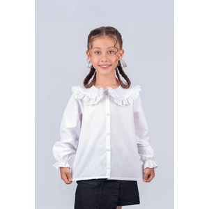 Trend Baby Kids Kız Çocuk Okul Gömleği Fisto Yakalı 2-5 Yaş